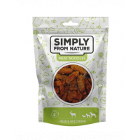 SIMPLY FROM NATURE Meat Noodles cerb si mistret, recompensa caine 3x80 g