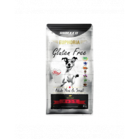 BIOFEED EUPHORIA Gluten Free Mancare uscata catei talie mica si mini, fara gluten, cu vita 12 kg