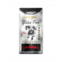 BIOFEED EUPHORIA Gluten Free Sac hrana fara gluten, catel talie mica si medie, cu vita 12 kg