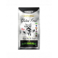 BIOFEED EUPHORIA Gluten Free Mancare caini talie mica si mini, cu miel, fara gluten 12 kg