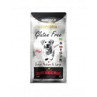 BIOFEED EUPHORIA Gluten Free Hrana fara gluten pentru caini de talie medie si mare, cu vita 12 kg