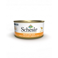 SCHESIR Mancare umeda caini, File de pui cu aloe in aspic 150 g