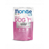 MONGE Grill hrana umeda pentru caini, cu carne de porc 100g