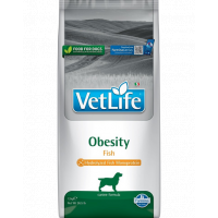 FARMINA Vet Life Obesity Fish Hrana dietetica pentru caini supraponderali, cu peste 12 kg