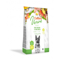 CALIBRA Dog Verve GF Adult Medium&amp;Large Salmon&amp;Herring Hrana uscata pentru caini adulti de talie mare, cu somon si hering 12 kg
