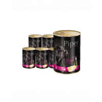 DOLINA NOTECI PIPER Set hrana umeda caini adulti 24x400 g cu stomac de vita