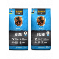BELCANDO Baseline Young 2 x 12,5 kg hrana catelusi peste 4 luni
