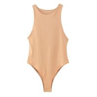 Body pentru femei cu bretele largi culoarea pielii L
