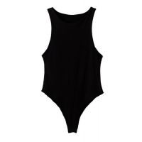 Body pentru femei cu bretele largi negru M