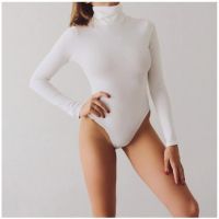 Body pentru femei, cu guler alb M