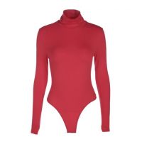 Body pentru femei, cu guler roșu XL