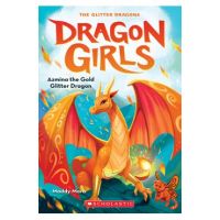 Azmina the Gold Glitter Dragon (Dragon Girls #1) - Maddy Mara