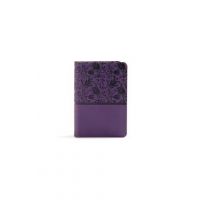 KJV Large Print Compact Reference Bible, Purple Leathertouch - Holman Bible Staff