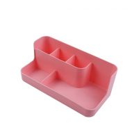 Organizator din plastic pentru produse cosmetice roz