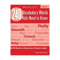 240 Vocabulary Words Kids Need to Know: Grade 1: 24 Ready-To-Reproduce Packets Inside! - Linda Beech