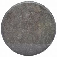 vidaXL Blat de masă, negru, Ø60x2,5 cm, marmură
