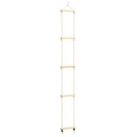 vidaXL Scară din frânghie pentru copii, 30x168 cm, lemn masiv și PE