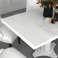 vidaXL Folie de protecție masă, transparent,140 x 90 cm, PVC, 2 mm
