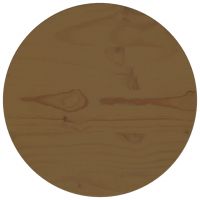 vidaXL Blat de masă, maro, Ø30x2,5 cm, lemn masiv de pin