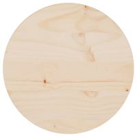 vidaXL Blat de masă, Ø30x2,5 cm, lemn masiv de pin