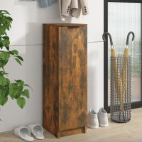vidaXL Pantofar, stejar fumuriu, 30x35x100 cm, lemn compozit