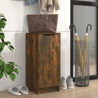 vidaXL Pantofar, stejar fumuriu, 30x35x70 cm, lemn compozit