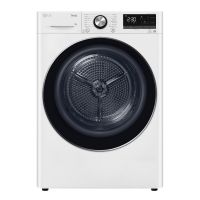 Uscator de rufe LG RH90V9AV2N, 9 kg, Pompa de caldura, Dual Inverter, Autocuratare, Clasa A+++, Alb