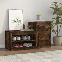 vidaXL Pantofar, stejar fumuriu, 100x42x60 cm, lemn prelucrat