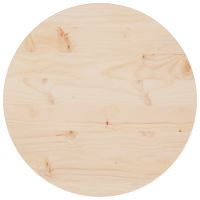 vidaXL Blat de masă, Ø50x2,5 cm, lemn masiv de pin