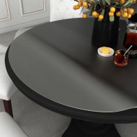 vidaXL Folie de protecție masă, mat, Ø 60 cm, PVC, 2 mm