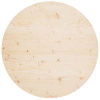 vidaXL Blat de masă, Ø90x2,5 cm, lemn masiv de pin