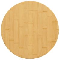 vidaXL Blat de masă, Ø50x1,5 cm, bambus