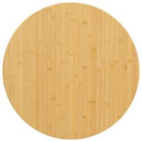 vidaXL Blat de masă, Ø70x1,5 cm, bambus