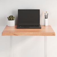 vidaXL Blat masă, 60x40x(2-4) cm, maro, lemn tratat contur organic