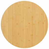 vidaXL Blat de masă, Ø60x2,5 cm, bambus