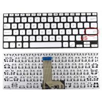 Tastatura Argintie Asus VivoBook 14 X409JP layout US fara rama enter mic