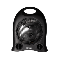 Aeroterma ZIlan ZLN-2236, 2000 W, 2 nivele de putere + rece, Protectie impotriva supraincalzirii, Negru