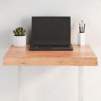 vidaXL Blat masă, 60x40x(2-6) cm, maro, lemn tratat contur organic