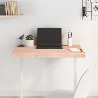 vidaXL Blat de masă, 80x60x(2-6) cm, lemn masiv de stejar netratat