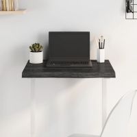 vidaXL Blat de masă maro 60x50x(2-4) cm, lemn masiv stejar tratat