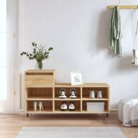 vidaXL Pantofar, stejar sonoma, 102x36x60 cm, lemn prelucrat