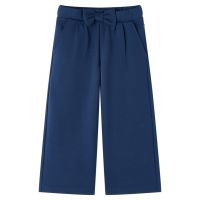 Pantaloni pentru copii cu picioare largi, bleumarin, 92