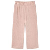 Pantaloni de copii din velur, roz, 104