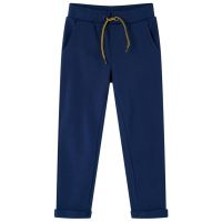 Pantaloni pentru copii cu șnur, bleumarin, 104