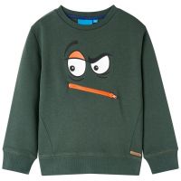 Bluzon pentru copii, verde închis, 104
