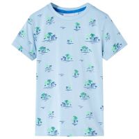 Tricou pentru copii, albastru deschis, 92