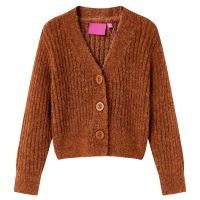 Cardigan tricotat pentru copii, coniac, 104
