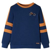 Bluzon pentru copii, albastru indigo, 128