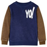 Bluzon pentru copii, bleumarin închis, 104