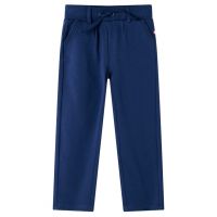 Pantaloni pentru copii cu șnur, bleumarin, 104